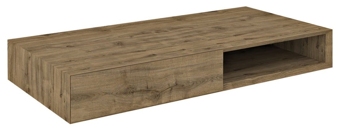MORIAN szafka umywalkowa 100x14x48cm, dąb, lewa
