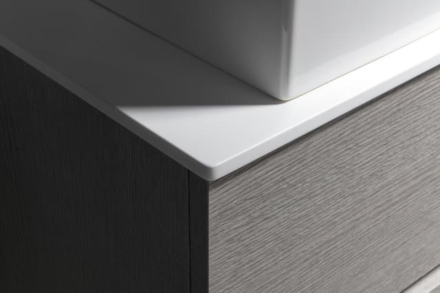 Biały matowy blat Rockstone 1190x12x445 mm