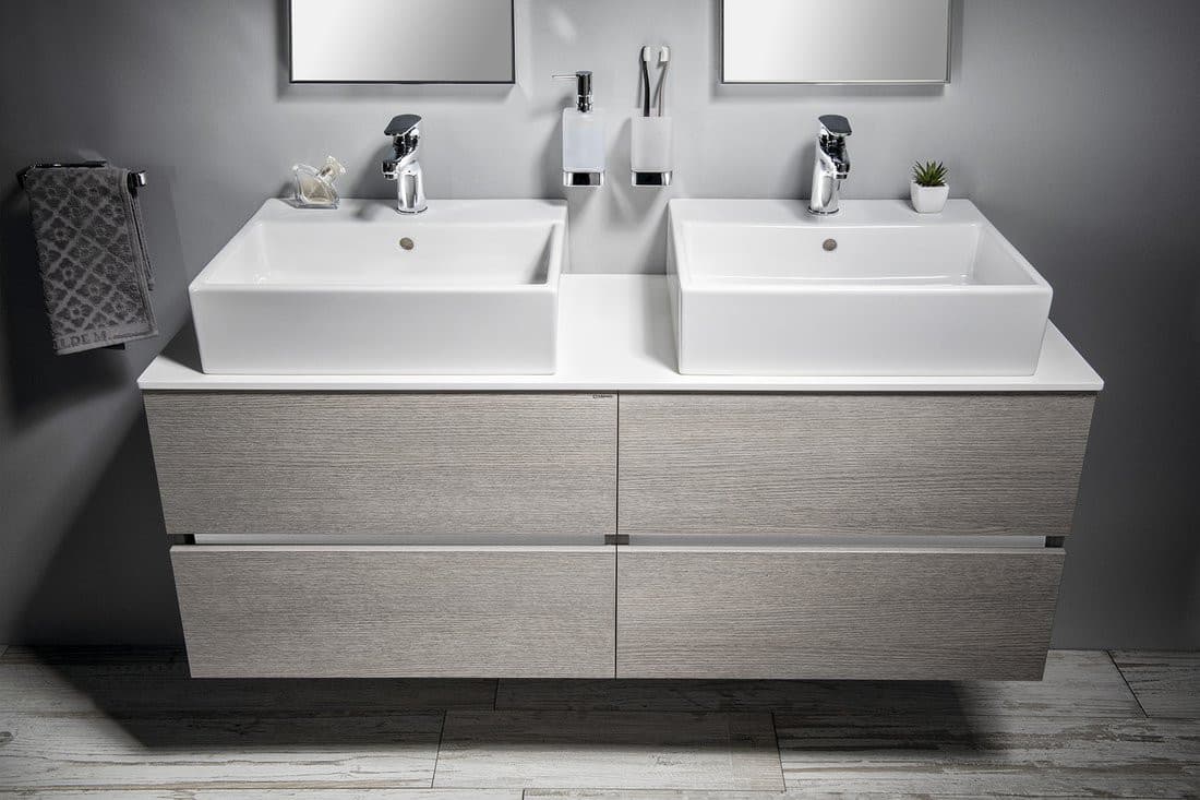 Blat Rockstone 135x12x44,5 cm, biały mat