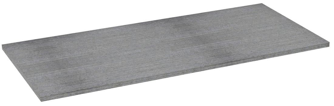 Blat ODETTA 980x18x440mm, dąb srebrny, bez otworów