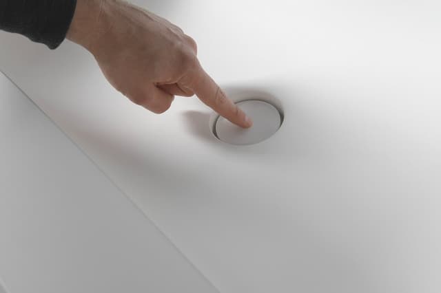 ARUBA umywalka podwójna, 130x51,5 cm, Solid Surface biały mat