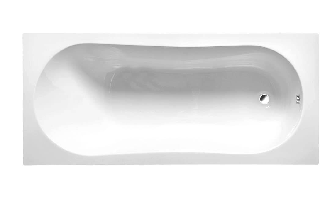 JIZERA wanna prostokątna 150x70x39cm, bez nóżek, biała