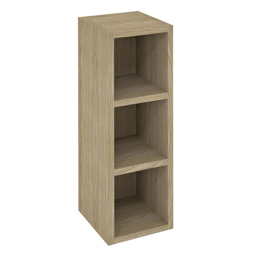 ESPACE otwarta szafka z półkami, regał 20x60x22cm, wiąz Bardini