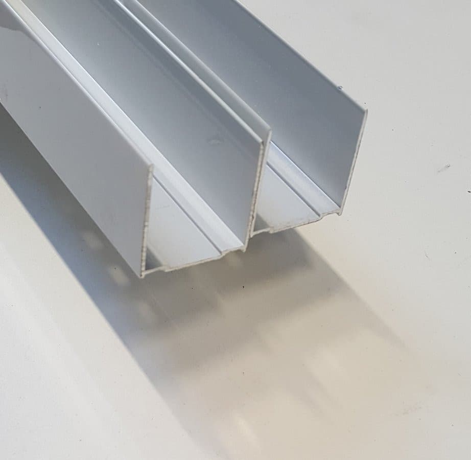 G80 pionowy profil aluminiowy, zestaw 2 sztuk