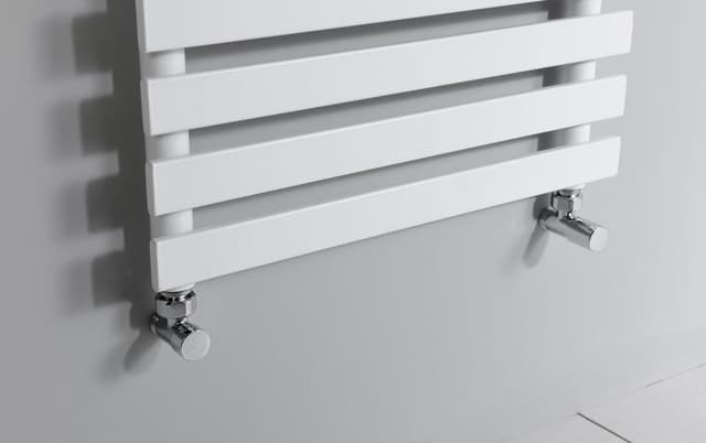 COMPACT zestaw przyłączeniowy kątowy, chromowany