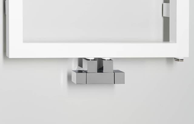 CUBE TWIN zespół przyłączeniowy, chromowany