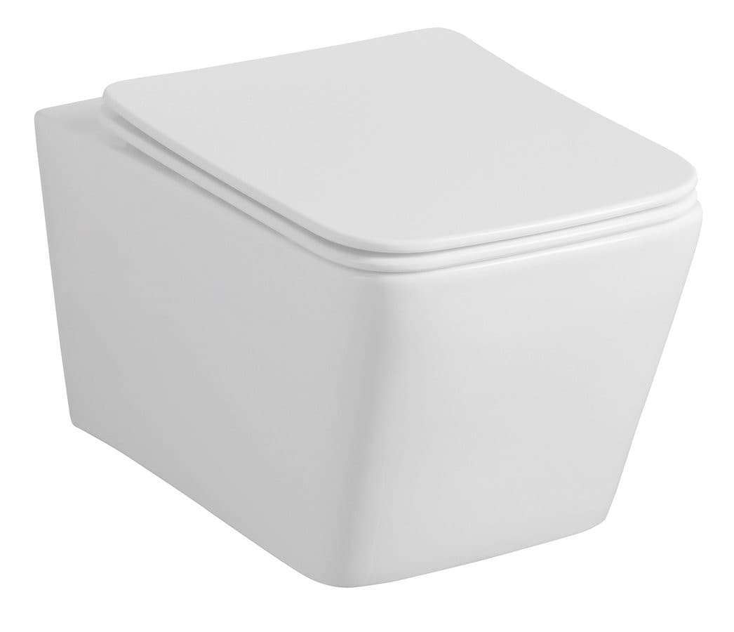 WC wiszące PORTO z technologią Rimless 36x52cm, biały