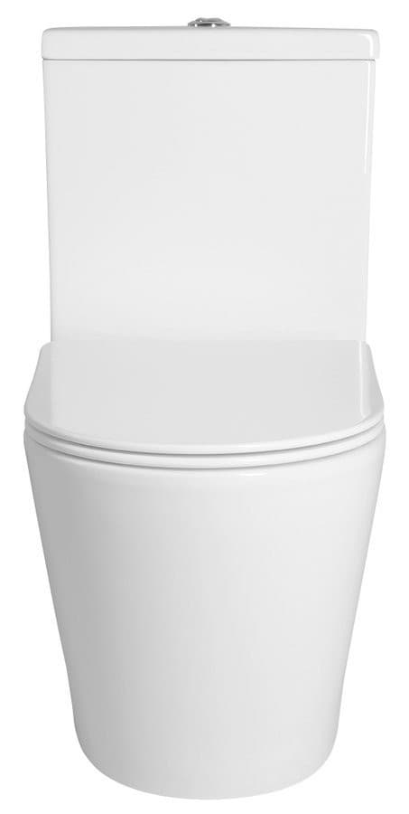 PACO RIMLESS kompakt WC, odpływ pionowy/poziomy, ceramika biała