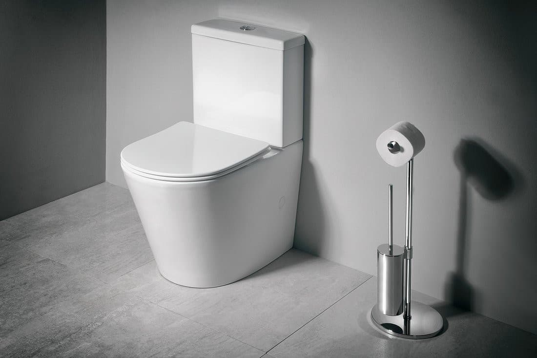 PACO RIMLESS kompakt WC, odpływ pionowy/poziomy, ceramika biała