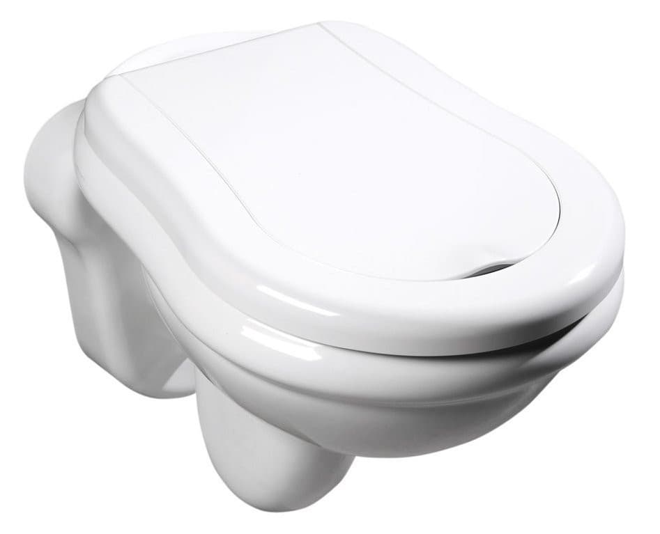 RETRO wiszące WC, 38x52 cm, białe
