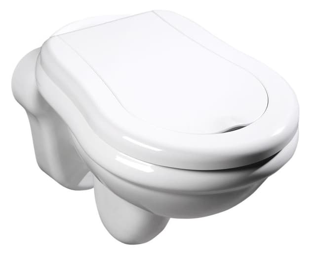 RETRO wiszące WC, 38x52 cm, białe