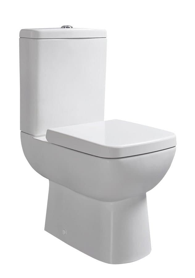 Kompakt WC TYANA SHORT, odpływ poziomy, ceramika biała