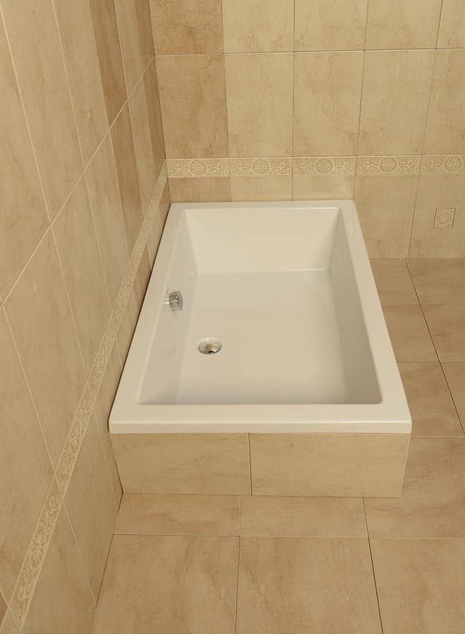 Brodzik prysznicowy DEEP 150x75x26cm, biały