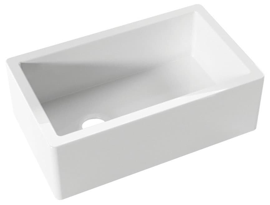 ESSEX zlewozmywak ceramiczny prostokątny 76x45,6cm, biały