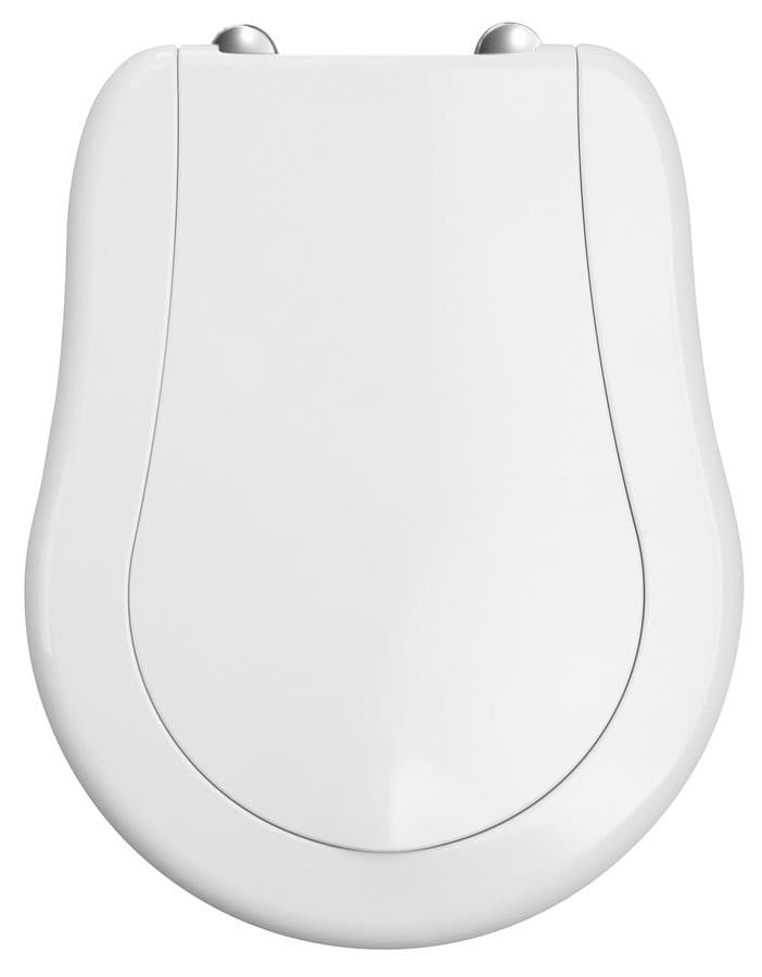 RETRO deska WC Soft Close, biała, Duroplast