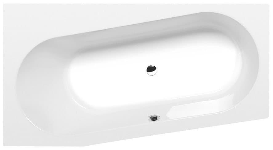 ASTRA WL wanna asymetryczna 165x90x48 cm, akrylowa biała
