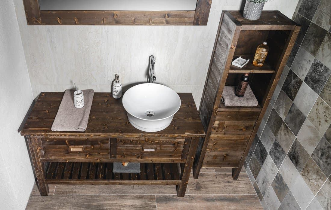 IDEA umywalka ceramiczna nablatowa, Ø 42cm, biały