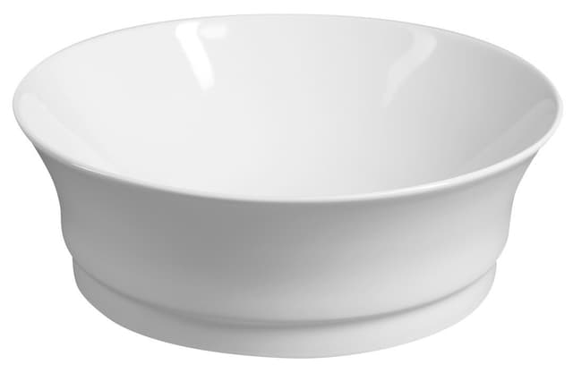 IDEA umywalka ceramiczna nablatowa, Ø 42cm, biały
