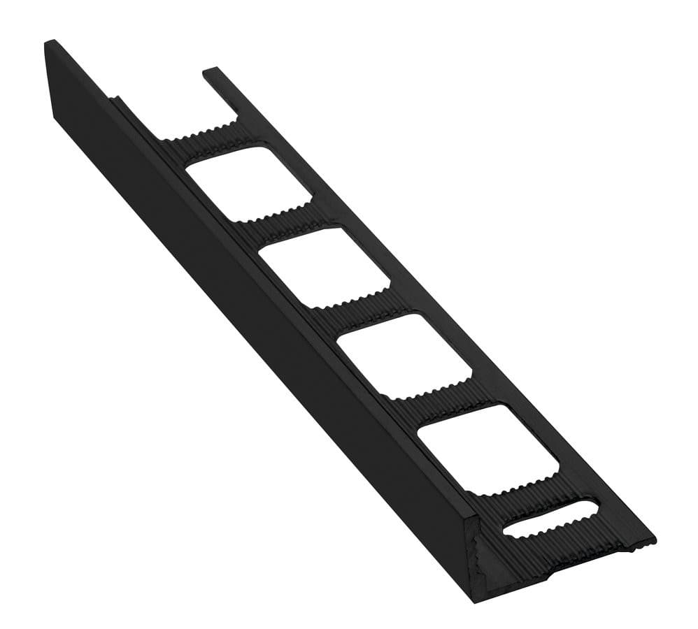 Profil narożny typ L, 250cm, 8mm, Komasit Czarny