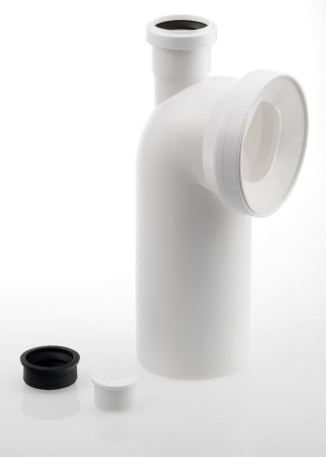 Kolano WC 90°, z odpowietrzeniem, fi 110mm