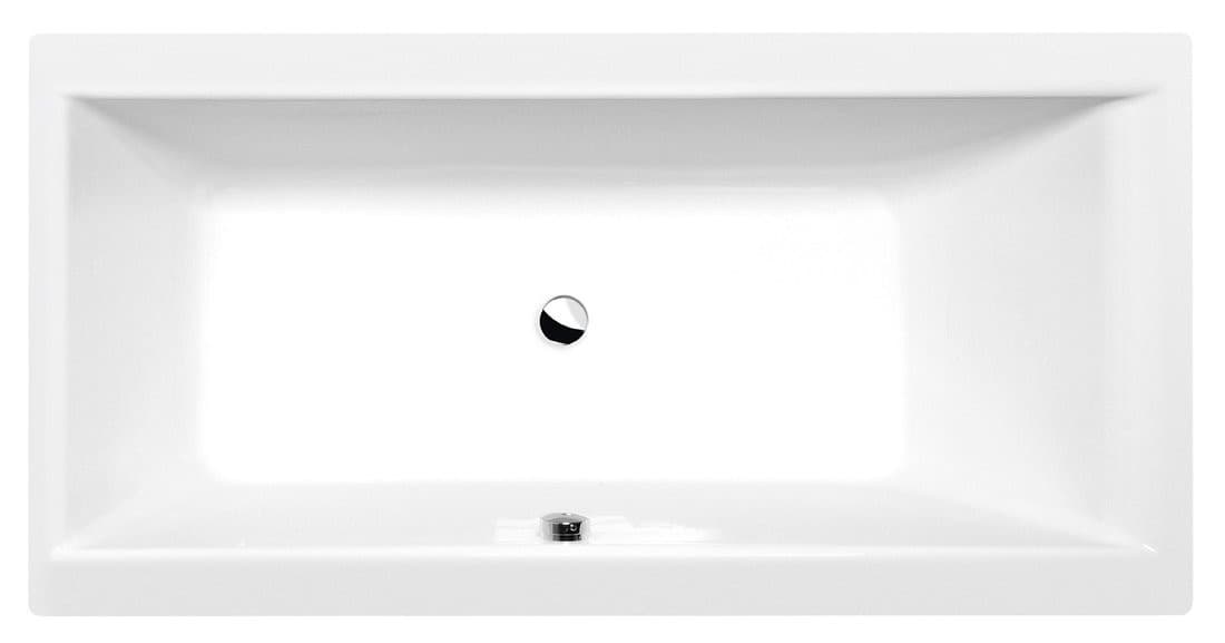 CLEO wanna prostokątna 150x75x48 cm, akryl, biały