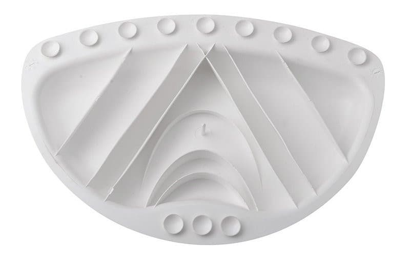 TECNO zagłówek 30x20 cm, kauczuk biały