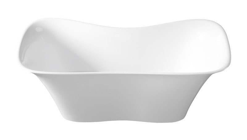 Wanna wolnostojąca FLORA, kompozytowa, 180x80x67 cm, biała