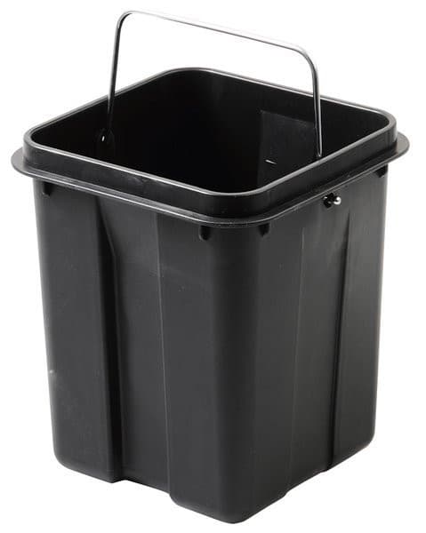 SIMPLE LINE kosz na śmieci 3l, kanciasty, stal nierdzewna polerowana