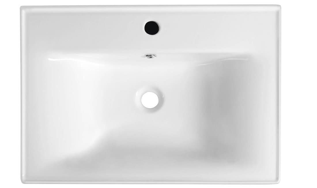 SAVA 60 Prostokątna umywalka meblowa 60x46 cm, biała