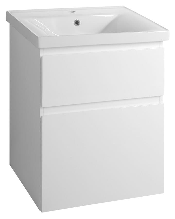 SAVA 60 Prostokątna umywalka meblowa 60x46 cm, biała