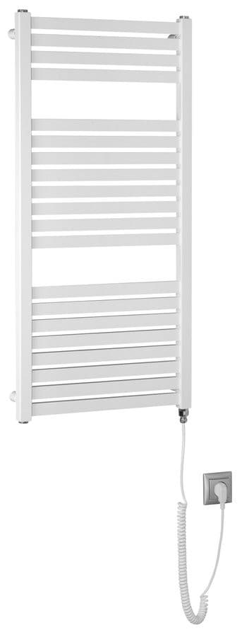TONDI-E grzejnik elektryczny, kanciasty 450x970 mm, 300 W, biały