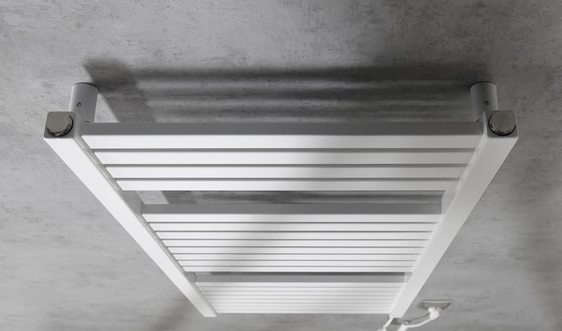 TONDI-E grzejnik elektryczny, kanciasty 450x970 mm, 300 W, biały