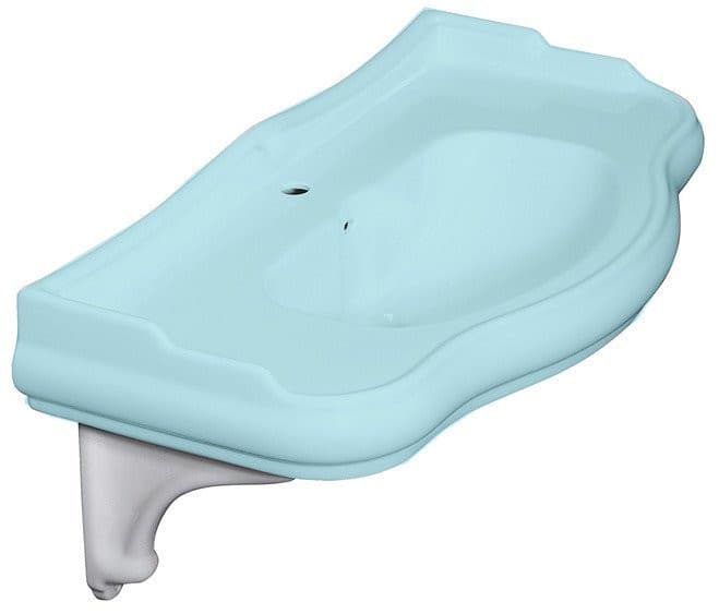 RETRO ceramiczny reling do umywalki 105001, biały 1 szt.