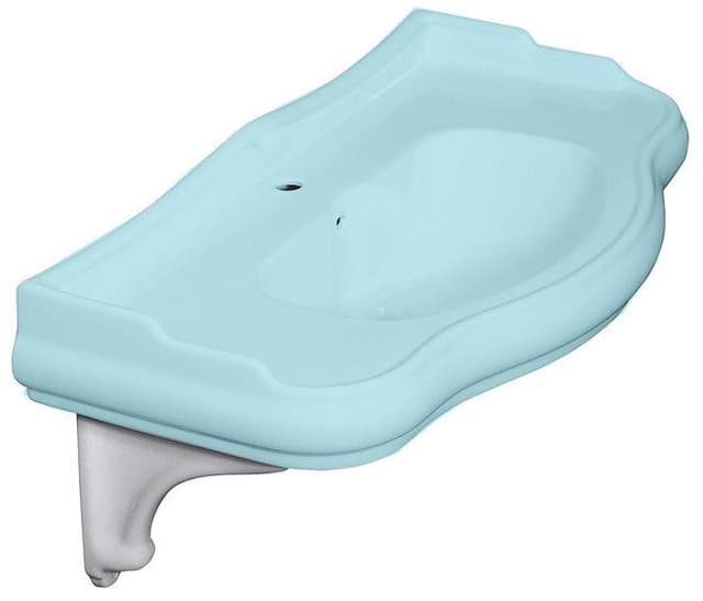 RETRO ceramiczny reling do umywalki 105001, biały 1 szt.