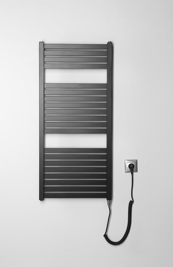 TONDI-E elektryczny grzejnik 450x970 mm, 300 W, matowy czarny