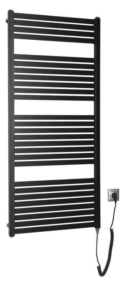 TONDI-E grzejnik elektryczny, 600x1330 mm, 600 W, czarny matowy