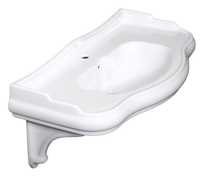 RETRO ceramiczny reling do umywalki 105001, biały 1 szt.