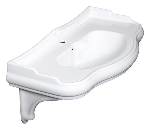 RETRO ceramiczny reling do umywalki 105001, biały 1 szt.