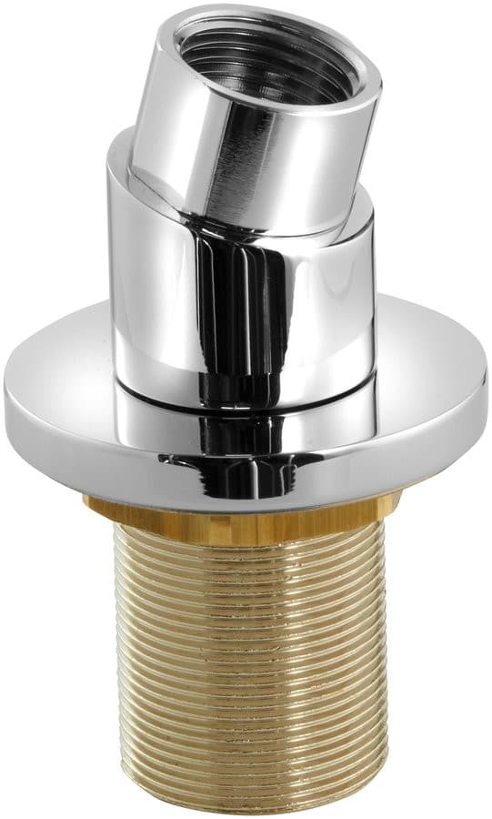 Gniazdo prysznicowe wannowe z kolankiem F1/2-M15x1, chromowane