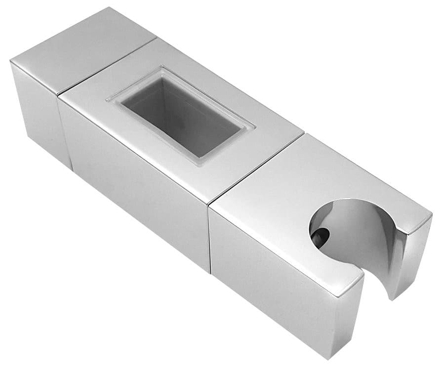 Zapasowy suwak do drążka prysznicowego 30x15 mm, ABS w chromie