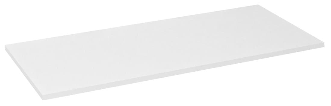Blat DTDL o wymiarach 680x18x440mm, biały połysk