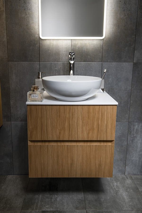 Blat Rockstone z kompozytu 680x12x445mm, biały mat