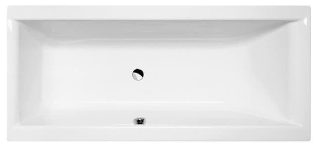 CLEO SLIM wanna prostokątna, 180x80x48 cm, akryl, biała