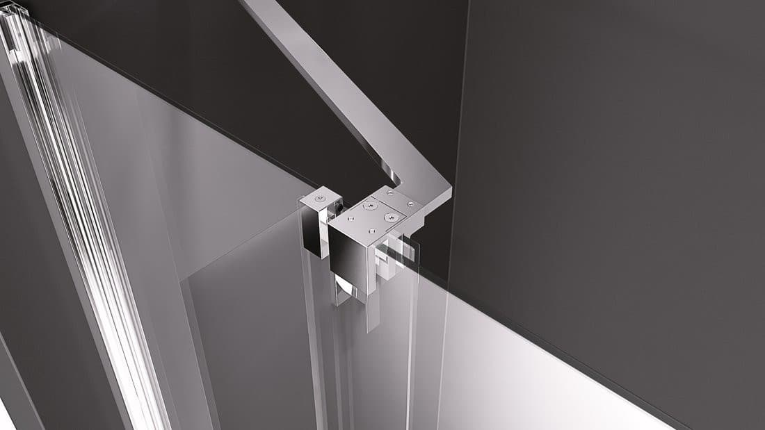 MODULAR SHOWER ścianka prysznicowa z wysuwanym panelem 1000 mm