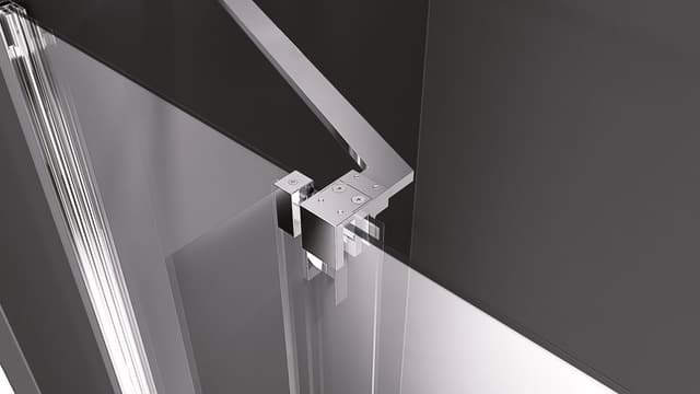 MODULAR SHOWER ścianka prysznicowa z wysuwanym panelem 1000 mm