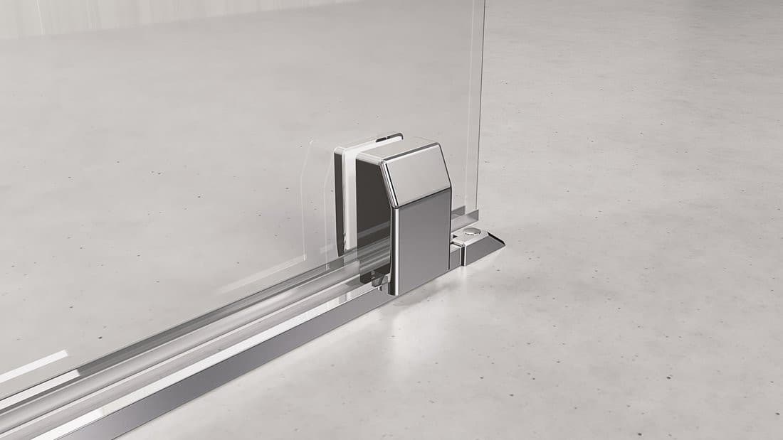 MODULAR SHOWER ścianka prysznicowa z wysuwanym panelem 1000 mm