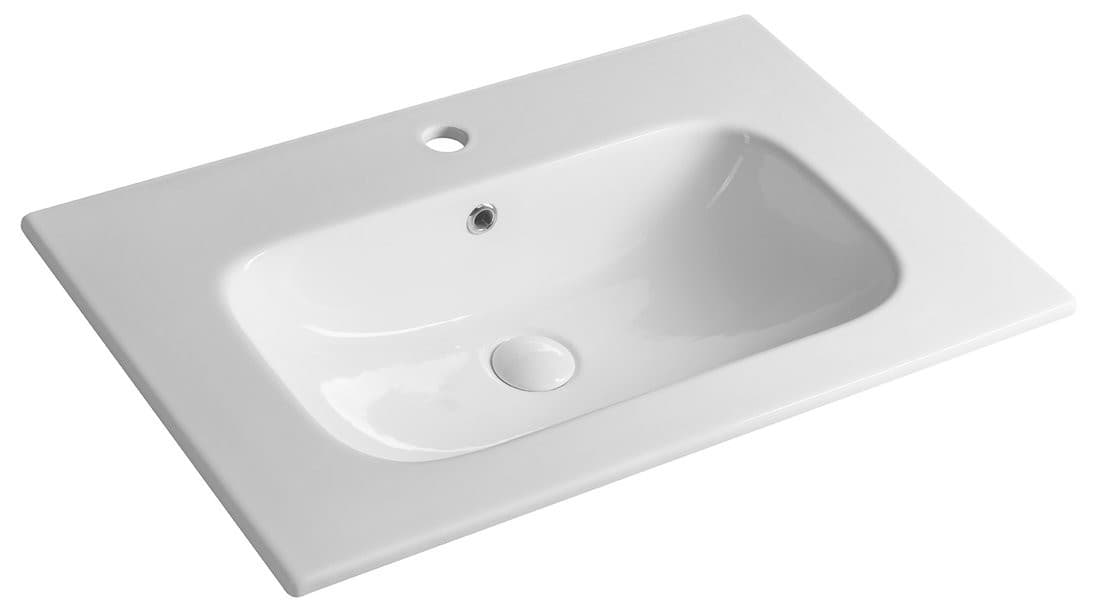 PIEDRA umywalka meblowa prostokątna 71x46,5cm, biała