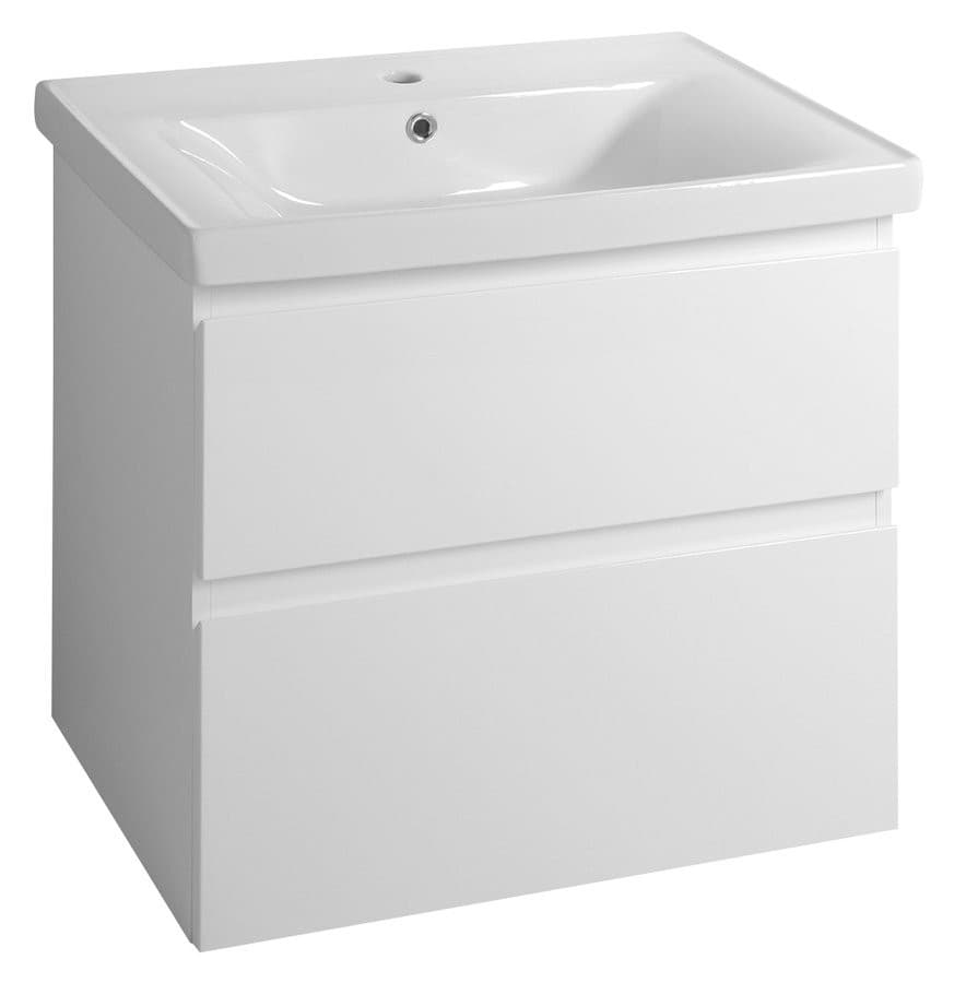 ALTAIR szafka umywalkowa 67x60x45cm, biały połysk