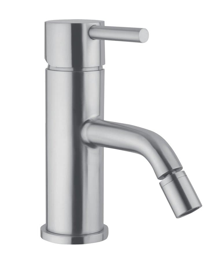 MINIMAL bateria bidetowa bez odpływu, matowa stal nierdzewna