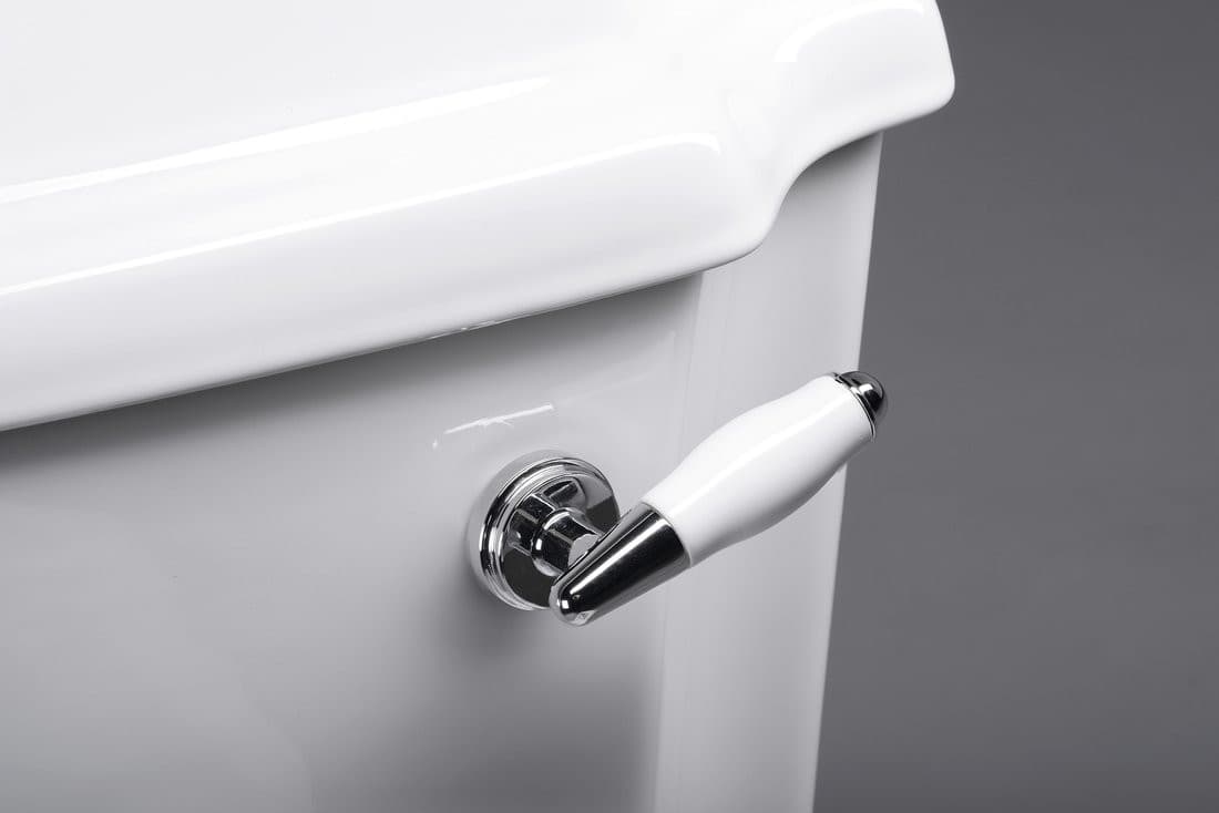 ANTIK spłuczka do WC z mechanizmem spłukującym, ceramiczna biała